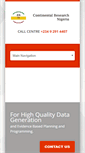 Mobile Screenshot of continental-research.com